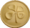 Badge - Matt Gold Finish