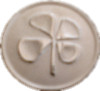 Badge - Sandblasted  Nickel Finish