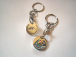 Shopping Trolley Token Keyring - �1/�1coin