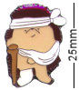 Hedgehog Bandaged Badge