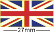 British Union Jack or Union Flag Badge