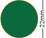 Round Dot Badge - Green