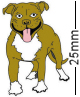 Staffordshire Bull Terrier, Staffy Dog Badge