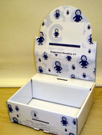 White Counter Box